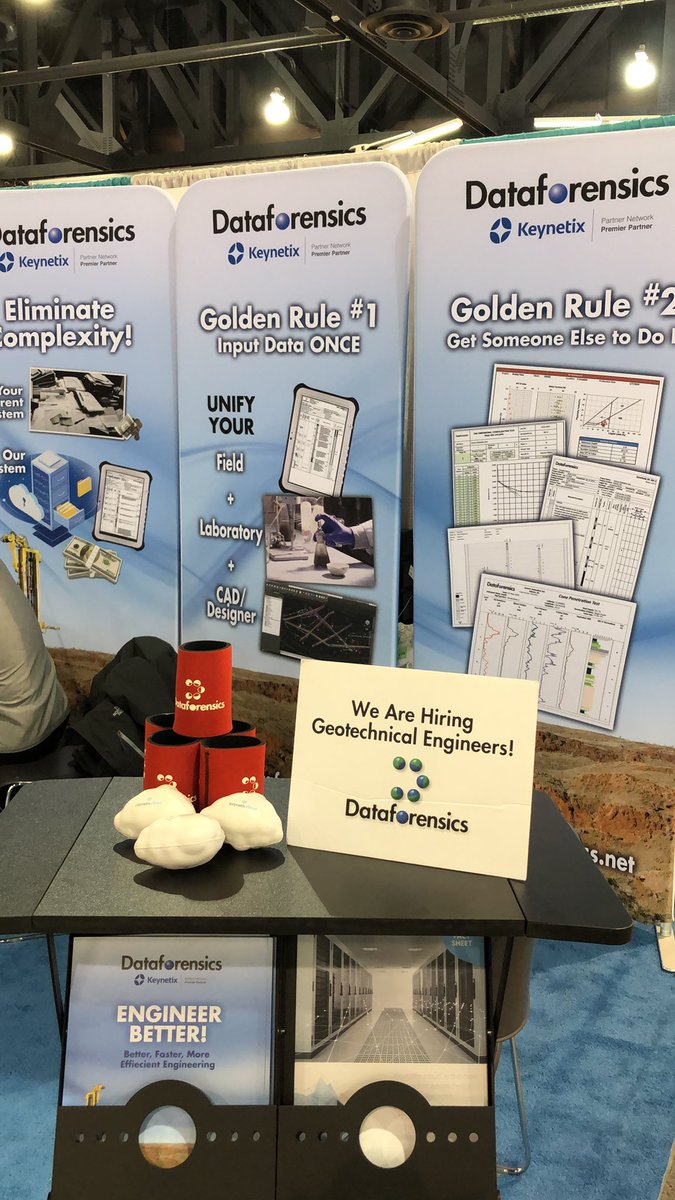 Dataforensics1's tweet photo. Visit us at #GeoCongress19 #GeoCongress2019 booth 1013. Come find out how to #EngineerBetter https://t.co/1HGNRtcSyr