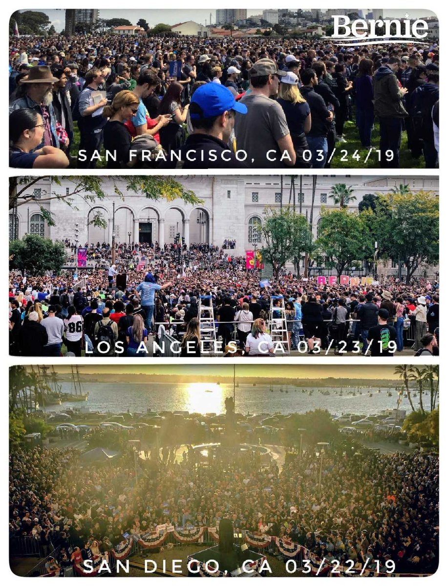 People4Bernie's tweet photo. Thank you California!
#BernieInSD #BernieInLA #BernieInSF https://t.co/z0EAt2Cds1