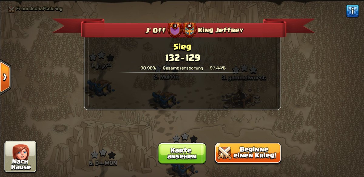 JOFF_CLAN's tweet photo. 1st Week @champwarleague

GG @kingjeffreyclan 👏 

12v12 ⭐⭐⭐   3:1
11v11 ⭐⭐⭐ 15:12
10v10 ⭐⭐⭐ 18:20

#Cwl #Invite #Limiiit https://t.co/xdoE4ll9XJ