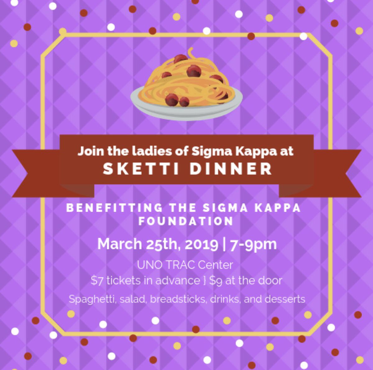 Come join us tomorrow for a SKetti dinner!!🤩