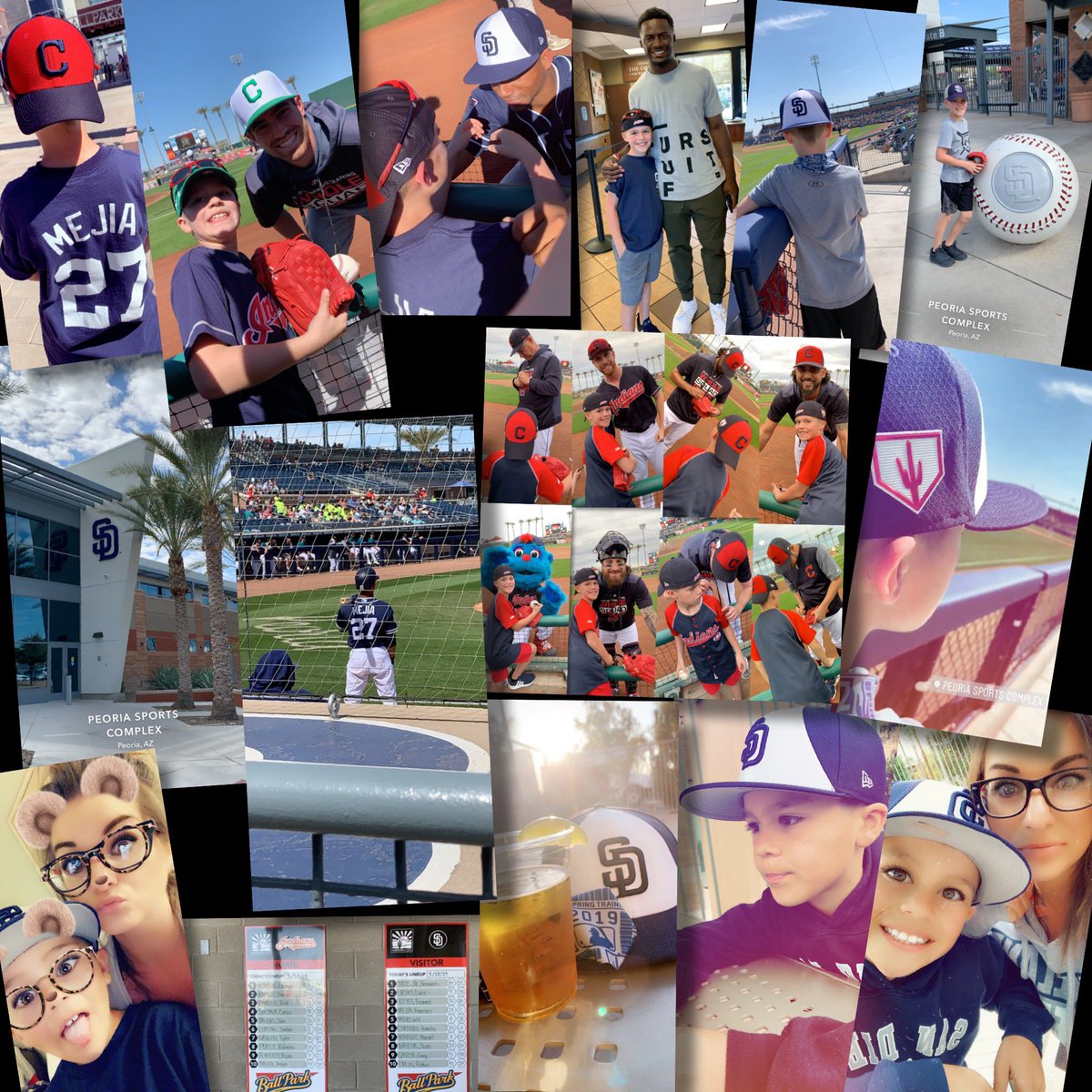 kmonak_727's tweet photo. As Spring Training comes to an end, I’m thankful for yet another year to be surrounded by some of my favorite people watching the best game ever played! ❤️⚾️💙 #STTwentyNineteen #GoodyearAZ  #TenGoodYears #PeoriaAZ #CLE #SD @Indians @Padres @GoodyearBP @PeoriaSportsCom https://t.co/NuWCEl0wyd