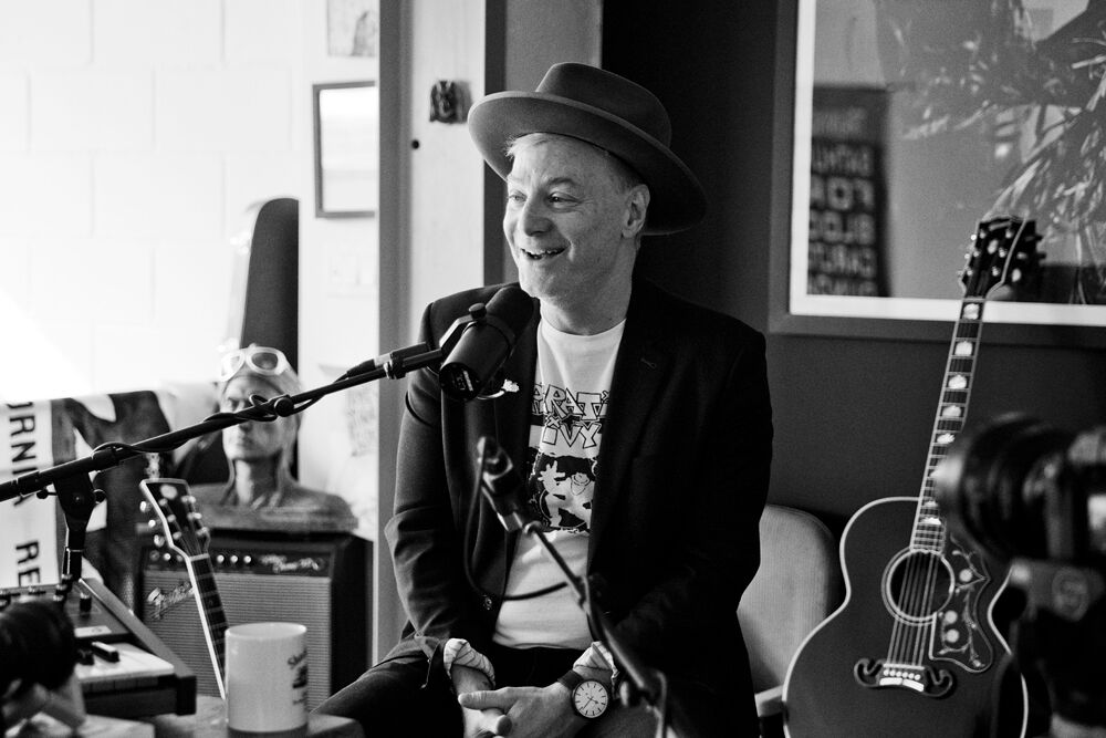 strombo's tweet photo. Punk, songwriter, social justice warrior, nazi-fighter, legend, Lowest Of The Low's Ron Hawkins is coming over with new music. Don't miss it. The #StromboShow airs TONIGHT at 8 on @CBCMusic. Find us here👉🏽 ANALOG: https://t.co/PTAkOAg1Uk DIGITAL: https://t.co/YbLTIPGcoB #agitpop https://t.co/SxgZUuj7rl