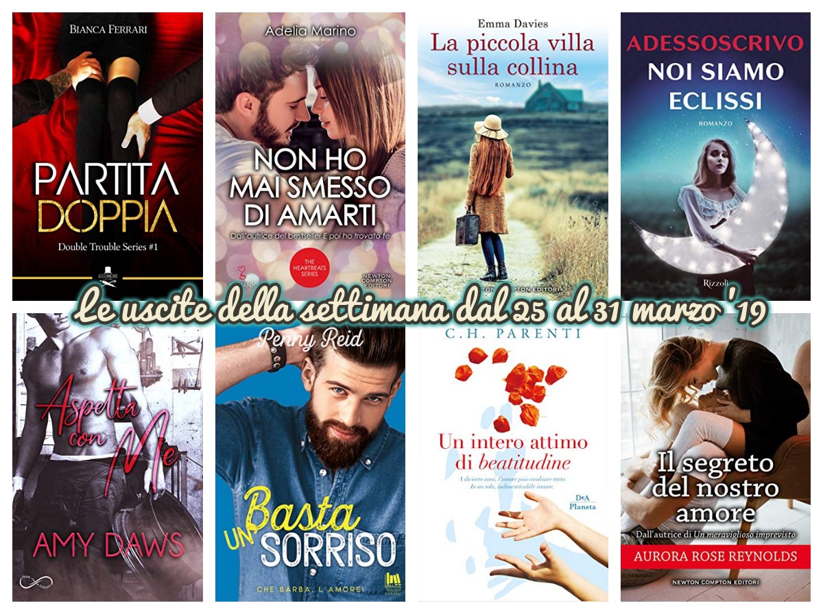 BookForestBlog's tweet photo. Eccoci con l’appuntamento delle uscite della settimana, dove sono elencate le uscite della settimana dal 25 al 31 marzo ’19! https://t.co/Oh9zdX8jaz