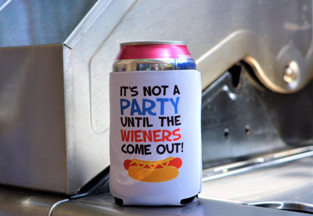 It's Not A Party Until the Weiners Come Out Hot Dog Humor Funny Can Coolers Beverage etsy.me/2Ykj6UT #birthdayfavors #etsy #etsyshop #etsyshopper #etsyseller #etsyshopowner #etsylove #cankoozies #koozies #cancoolers #canhuggers #customcancoolers #customkoozies