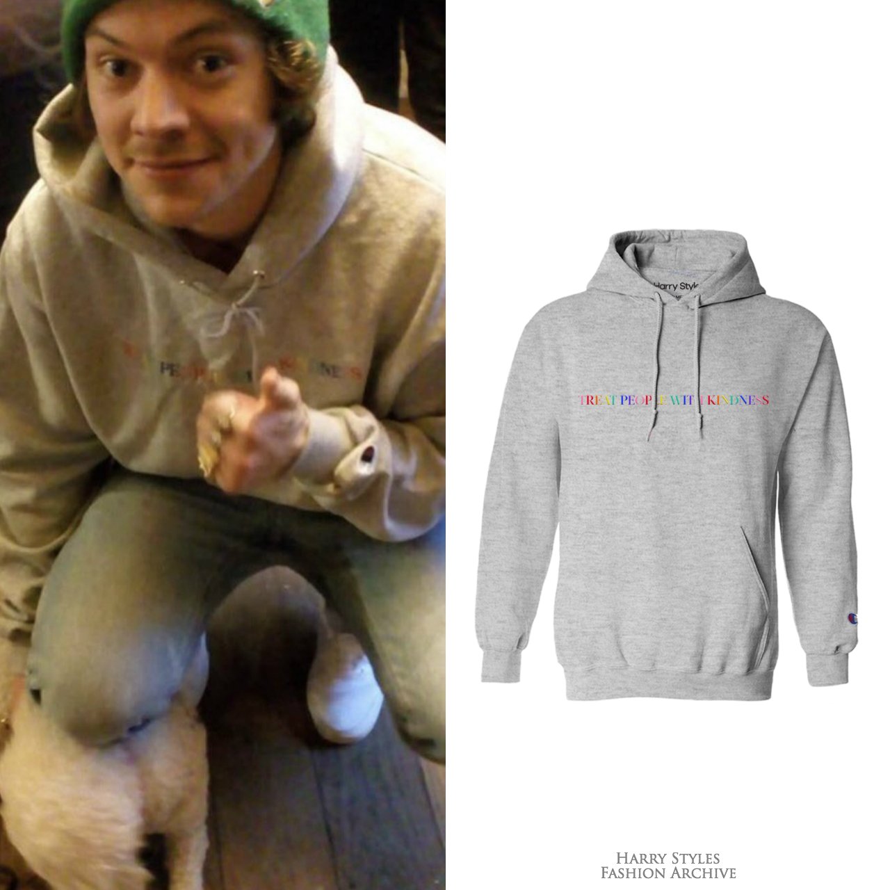 Harry styles grey sweater best sale