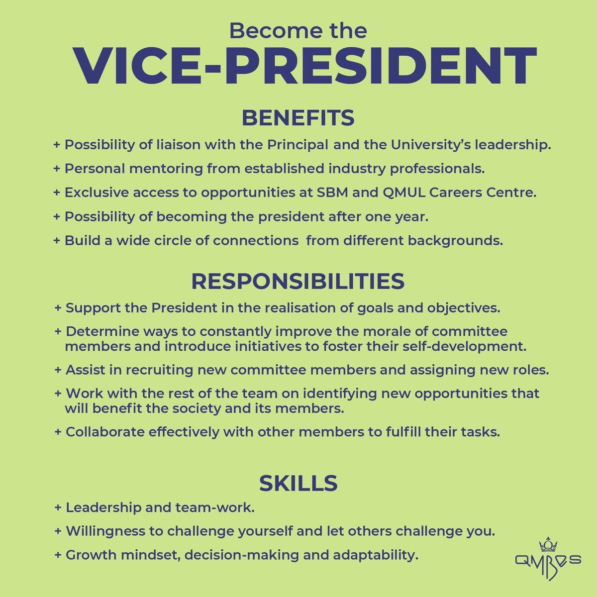 qmbes's tweet photo. ❗️Less than 2 hours left to submit your application for President, Vice President and Treasurer committee positions! Apply here: https://t.co/hpbLMs6pI3 ❗️Closes at 23:55pm today! https://t.co/iRXHrOuGpE