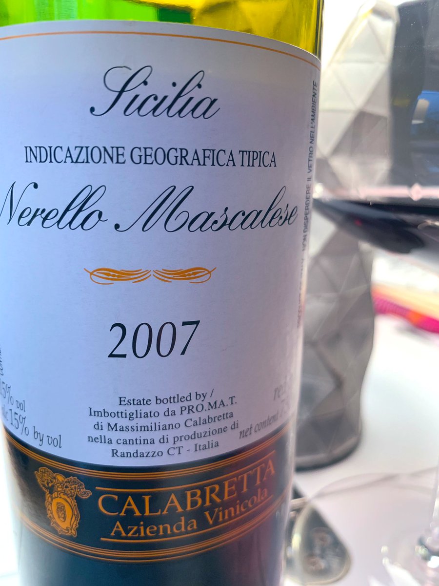 canterburywine's tweet photo. It’s been a while since since I’ve had a #Calabretta #NerelloMascalese from #Etna #Sicily, & I will NOT let that happen again. Such elegance, purity & vitality in this 2007! https://t.co/vRq6tfLhSS