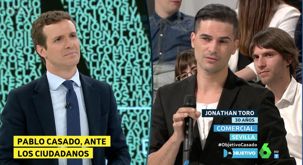 popularescs's tweet photo. .@pablocasado_ "No puedo decir a la gente que vaya armada" "Tenemos a una de las mejores policías y guardias civiles del mundo" #Objetivocasado https://t.co/8l0ZKkIfJp