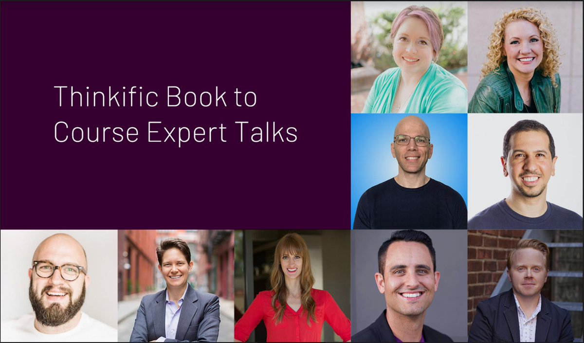 LaptopLaura's tweet image. Authors! Learn how to use online courses to grow your business in this FREE virtual event series with @thinkific! Save your spot here:
thnk.cc/b2claura

#booktocourse #authorresources #coursecreation