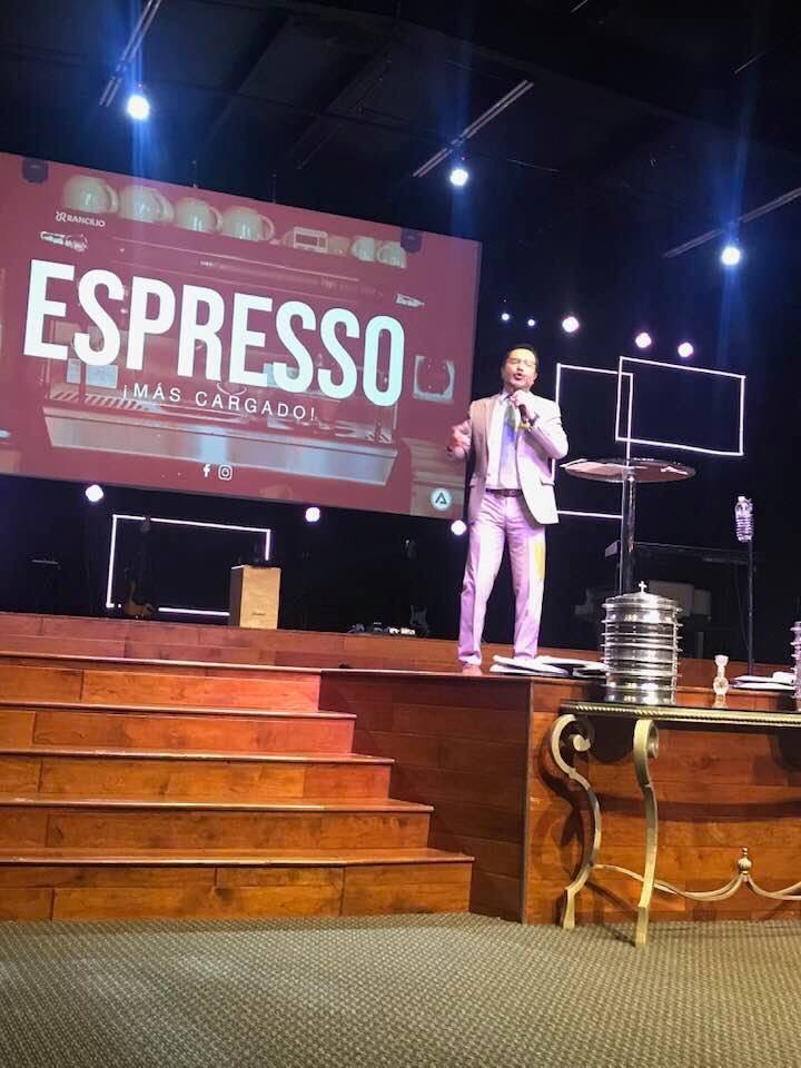 Today @whatiselisaying and I talked/preached about generational transitions on our two services!! #Espresso #DoAsWeDoNotAsWeSay #Awaken2019 <a href="/alcogsa/">Abundant Life Church</a>