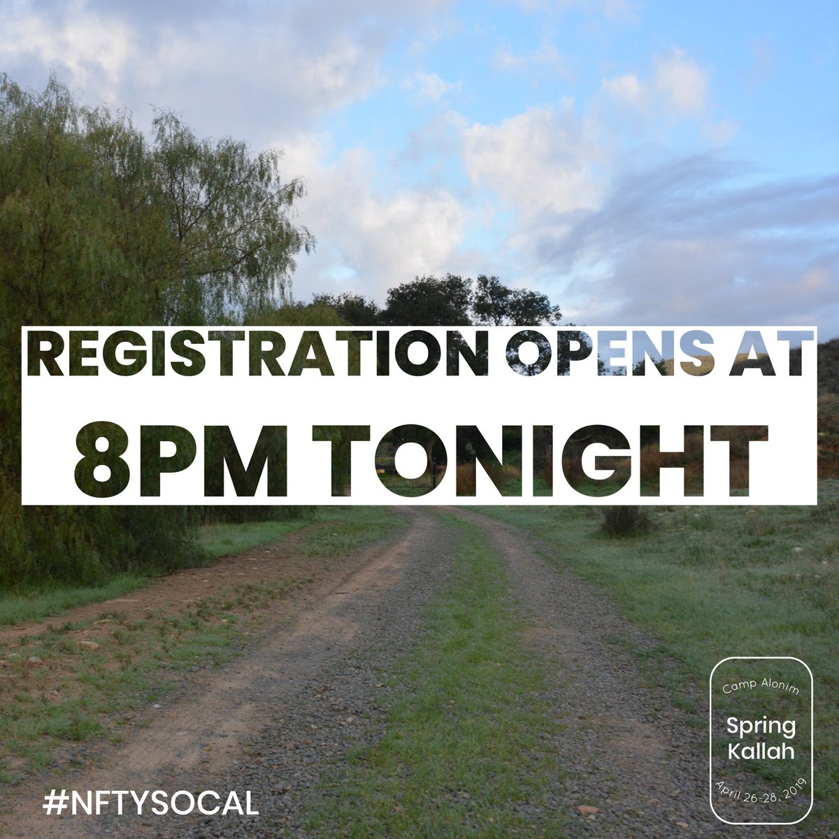 Registration OPENS TONIGHT at 8 PM! #SPRING19 #SENIOREVENT19