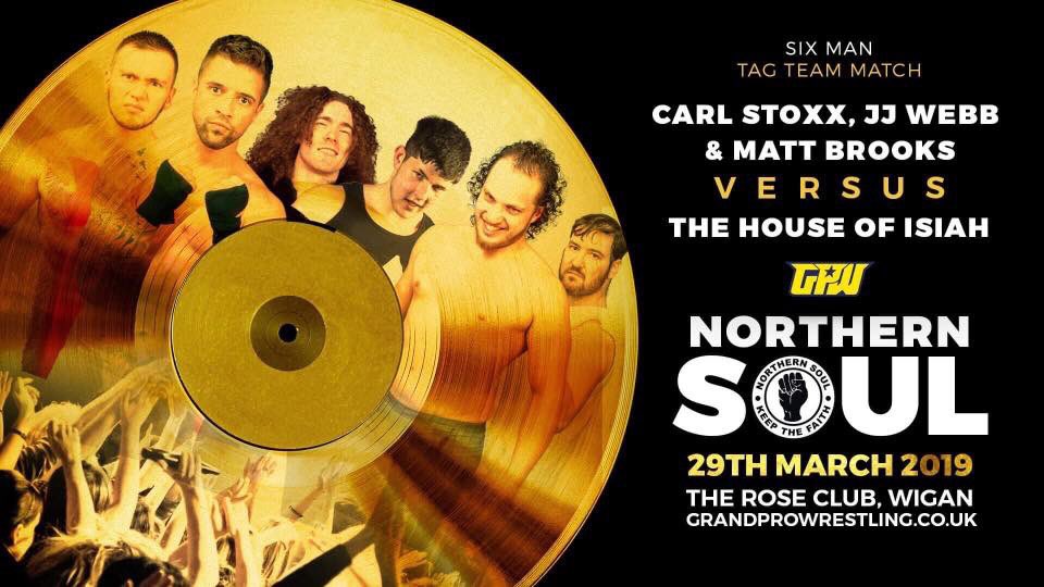 OperaMattB's tweet photo. This coming Friday, there's gonna be a six man brawl in a ballroom hall &amp; All Those Graps... at @GrandPro in Hindley!

#Operamania #KingOfSongStyle #Wrestling #GrandPro #GPW #SixManTag #Hindley #BritWres https://t.co/VozJnNJCiY