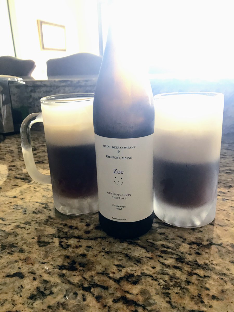 jebenbow's tweet photo. First 80° day of spring and we split the last @mainebeerco Zoe in inventory. Thanks @mdalton323 for providing a great case! https://t.co/12fzxnZ5Kk