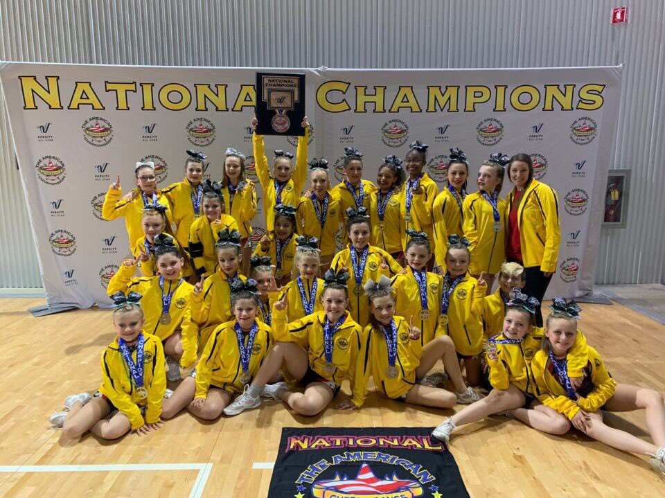 LOA_Airborne's tweet photo. Your 2019 National Champions!!! Airborne!!!!! Thank you @AmChamps for a great weekend!! https://t.co/gpYETOBrsP