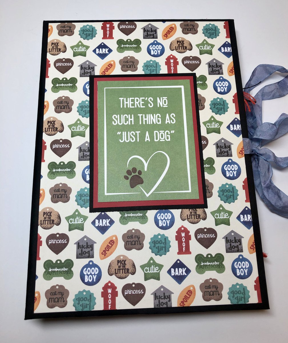 pattyalbertson's tweet photo. I finished a Folio! More photos and details on my blog: https://t.co/DEMUpOZCaN @PhotoPlayPaper #YourBookOfMemories #dog #dogfolio #dogs #minibooks #minialbums #scrapbooking #papercrafting #crafts https://t.co/9MoU3DQbta
