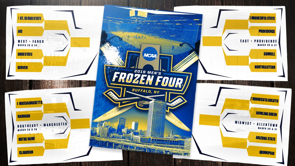 The 2019 NCAA Division I Men's Ice Hockey Bracket!!!

Let's drop the puck🏒