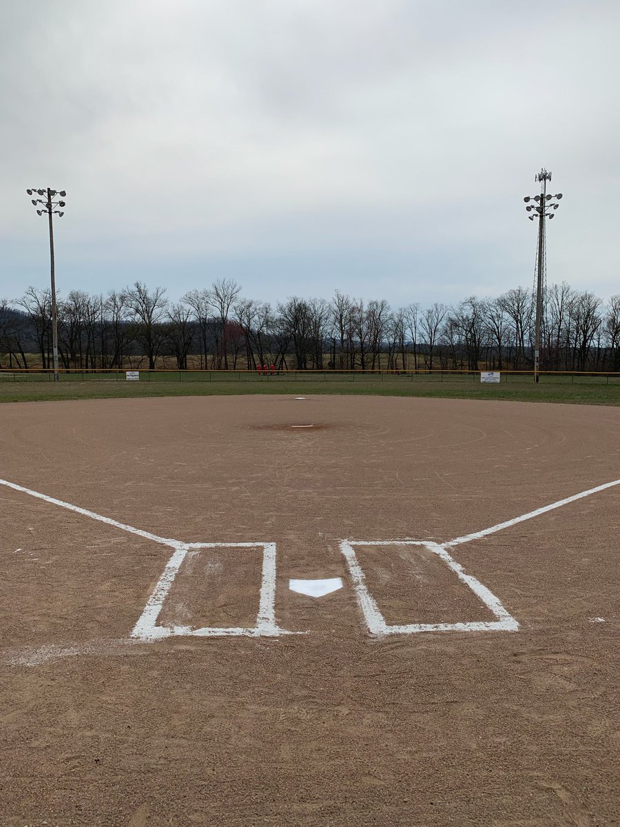 PCHS_sb's tweet photo. Softball field is ready to go for our home opener against Owsley tomorrow night, come out and support your Lady Pirates! 🥎❤️ https://t.co/XjxcsBhEej