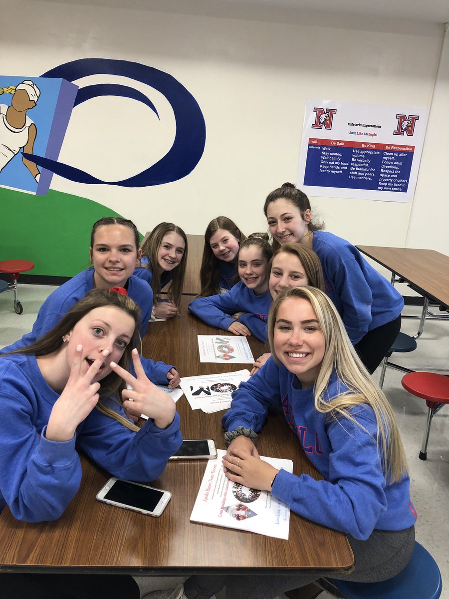 AHSDT_'s tweet photo. We had a great time promoting tryouts at North junior high!! Hope to see you there, 5pm @ Apollo high school❤️💙 https://t.co/tO2kUEiWel