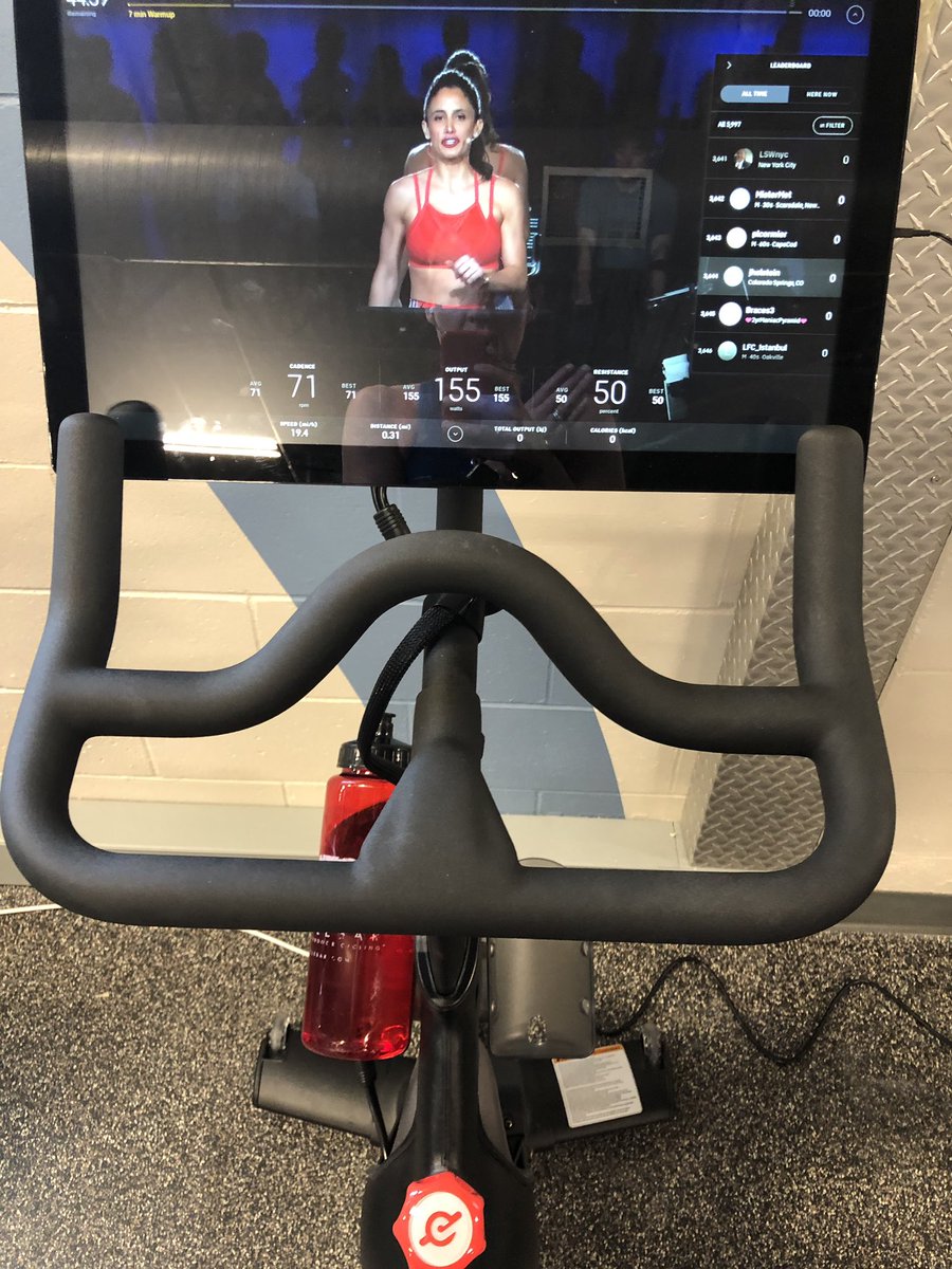 jamie_holstein3's tweet image. I’ve been anxiously awaiting for the new Y to open so I could finally get on one of these bad boys! Today was the day. #onepeloton #didnotdisappoint