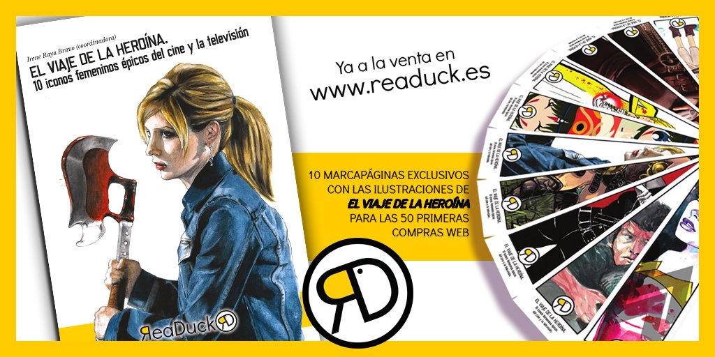¡Ya puedes comprar #ElViajeDeLaHeroína! Las 50 primeras compras se llevan, además, un pack de 10 marcapáginas exclusivos con las ilustraciones de #EVDLH. ¡Sólo en nuestra web!

readuck.es/es/tienda/3-el…
