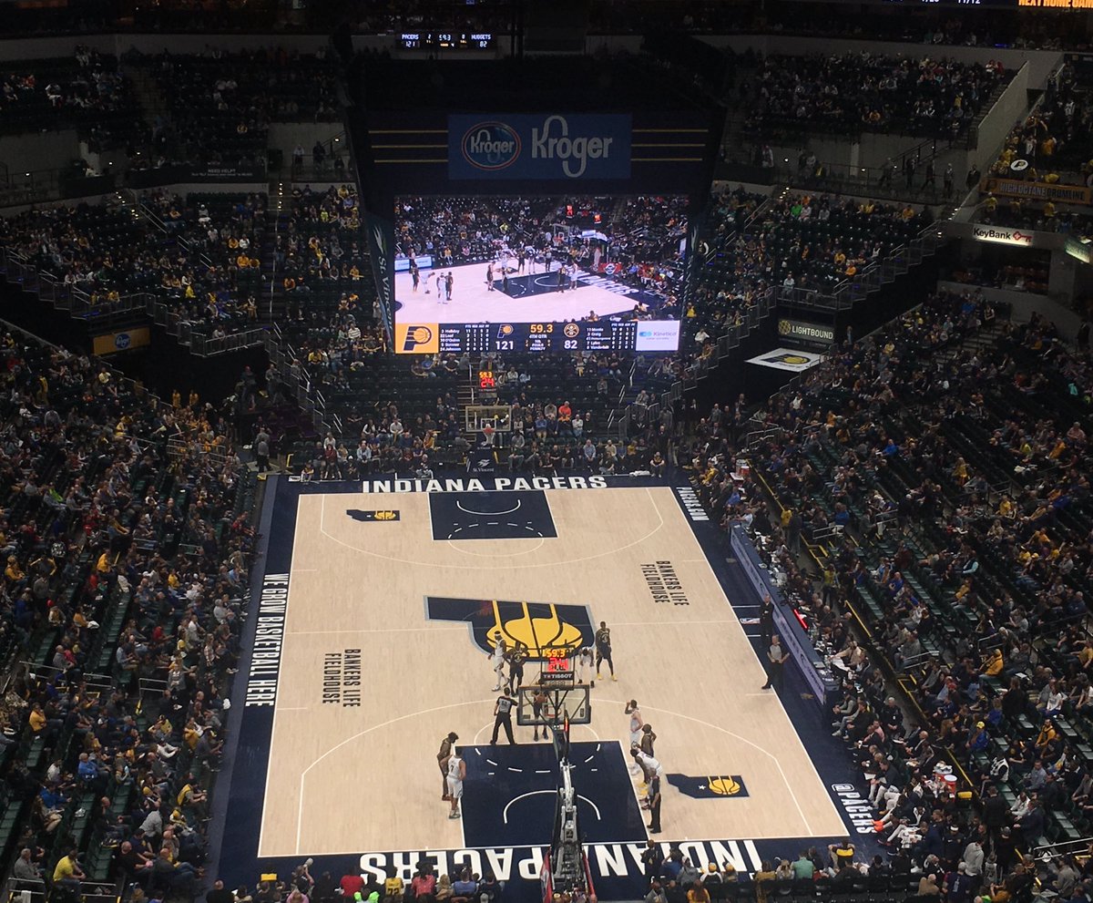 BestAvailable1's tweet photo. We were in the building for the smack down the Pacers gave to the Nuggets today! No matter how loud we cheered for him, Denver wouldn’t put @isaiahthomas in. #BestAvailablePodcast #Pacers #Nuggets https://t.co/YXiP87oNtu