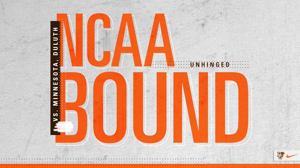 DOOR. KICKED. DOWN. For the first time in 29 years your Bowling Green Falcons are going to the NCAA Tournament! 

#AYZIGGY | #UNHINGED