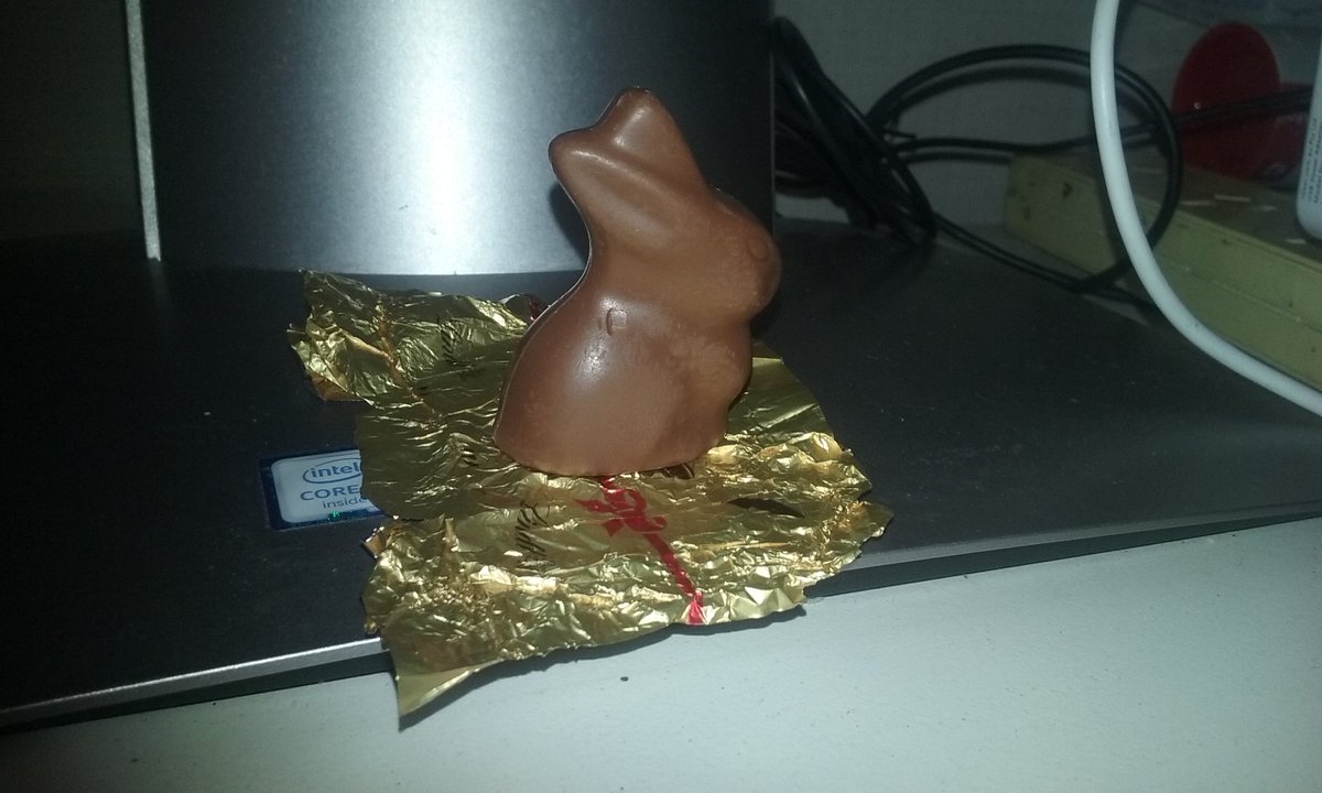 doublethread's tweet photo. It's never to early in the morning for surprise Easter rabbits  @Thursbythefire https://t.co/gqNlR1nYT8