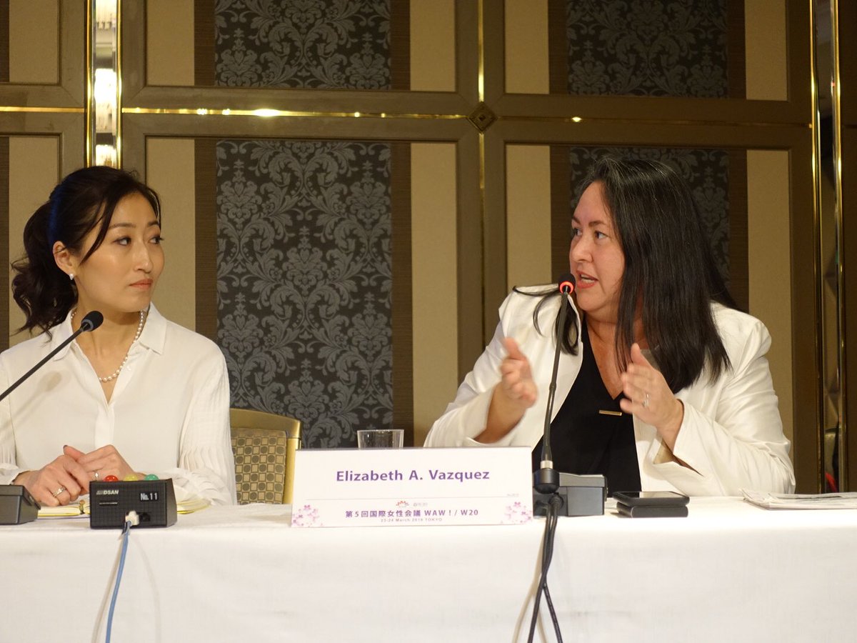 WEConnection's tweet photo. "We often think #womenowed businesses are invisible, that they don't exist. But they are everywhere! Be conscious of your #purchasingpower—if you commit to buying one product or service from a #woman every day, we can build a more equitable economy for everyone." @CEOVazquez #W20 https://t.co/iYwyPMnZWA