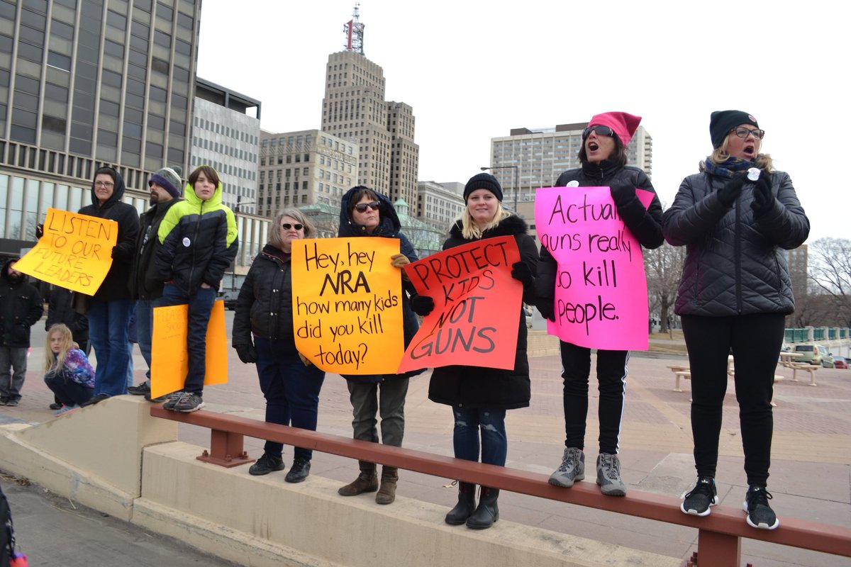 StudentActionMN's tweet photo. One year ago today. #MarchForOurLives #SDAMN #gunsense #enough https://t.co/KQQqbgm8k0