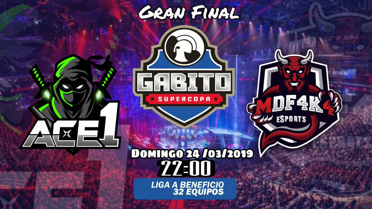 GRAN FINAAAAAL !!!! NO SE LA PIERDAAN 

- En vivo- 🏆<a href="/CupGabito/">GabitoCup</a>🏆
- Hoy Gran Final- 

@ACE1_GG vs @MDF4K4ESPORTS

Caster @NightRidersARG

youtube.com/channel/UCS8qK…