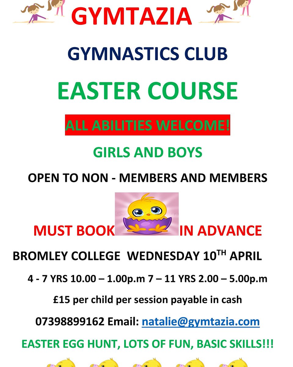 Message me for further details or to book your child/ren a place!