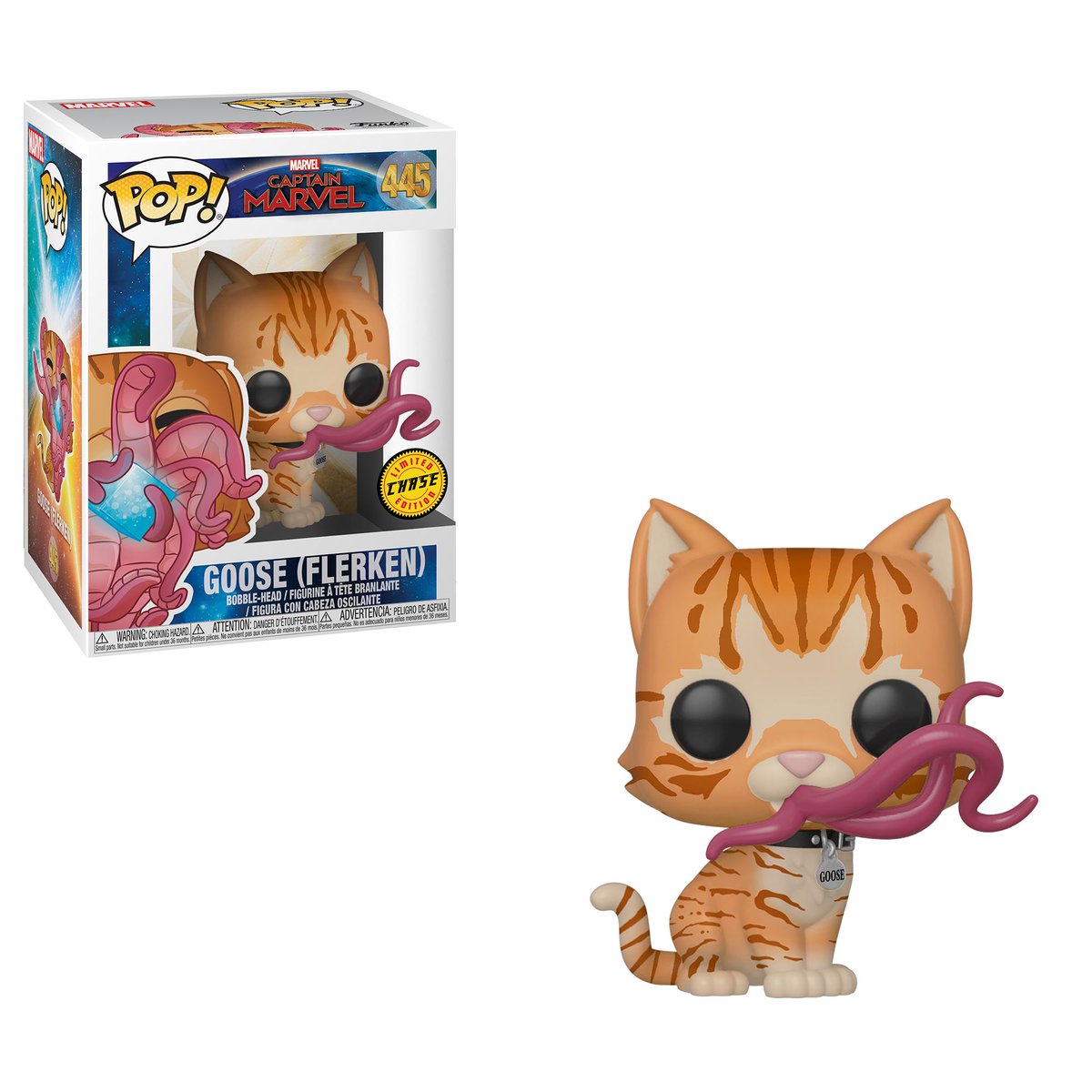 OriginalFunko's tweet image. RT &amp;amp; follow @OriginalFunko for the chance to win a CHASE Goose the Cat [Flerken] Pop! #GooseTheCat #CaptainMarvel