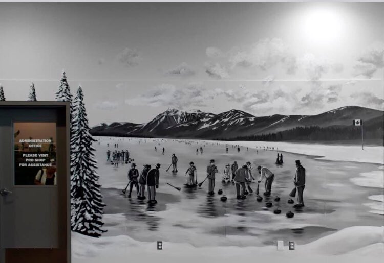 The art of #curling! See <a href="/Pencilfingerz/">Pencil Fingerz</a>’s work at <a href="/CurlChilliwack/">Chilliwack Curling</a>, host of the Canadian Seniors Championships. The <a href="/CurlON_/">Carla Nahir Ayala</a> (5-0) and <a href="/CURLSASK/">CURLSASK</a> (4-0) Sherrys are perfect. On the men’s side, SK and <a href="/Curling_Alberta/">Curling Alberta</a> share unbeaten status at 4-0 #CSCC2019 <a href="/City_Chilliwack/">City of Chilliwack</a>