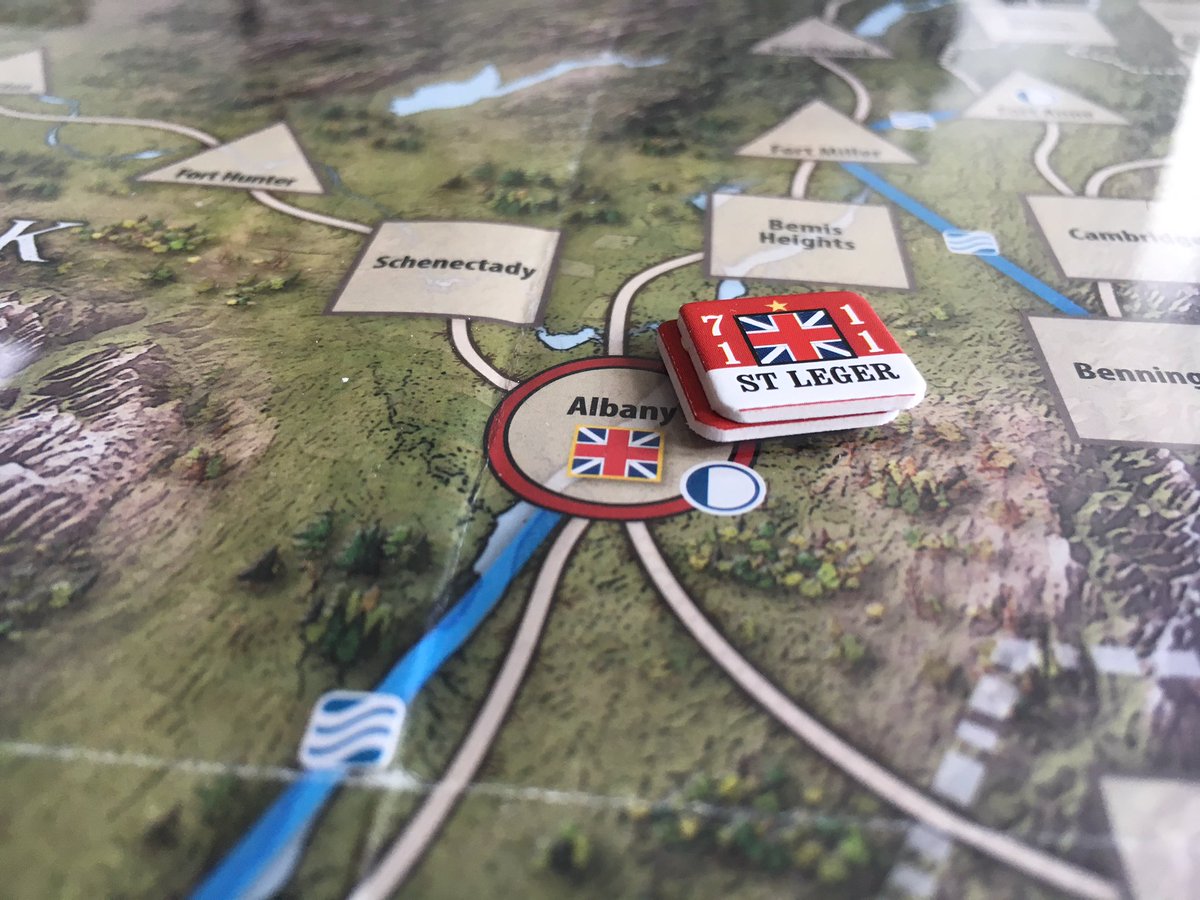 kimbervanry's tweet photo. After the fall of Ft Ticonderoga & Albany in late summer 1777, the Hudson Valley had opened up for the British. The Patriots took back Albany the next month & the Howe’s forces were stuck at sea or NY. By October, the British conceded. #Campaignsof1777 @Decisiongames @HBuchanan2 https://t.co/tbRpGD7NvF