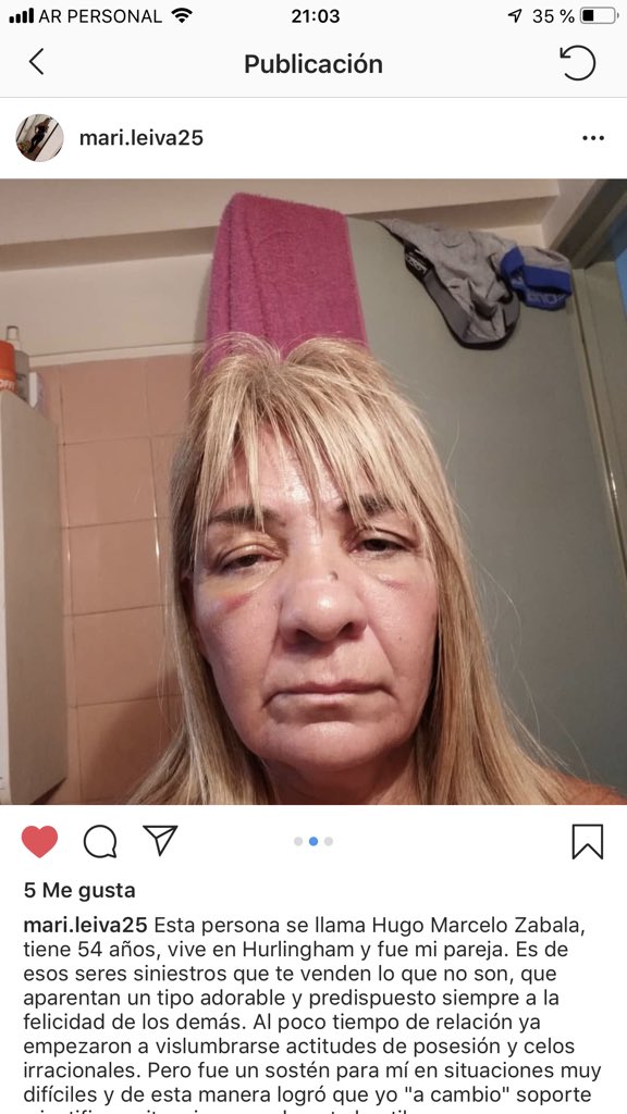 soliannaci's tweet photo. HAY UNA MUJER QUE ESTÁ SIENDO GOLPEADA POR SU EX Y NECESITA AYUDA, la policia no hace nada. Difundamos la cara de este hijo de puta. Ayuden con un rt por favor https://t.co/vGHb60TIUi