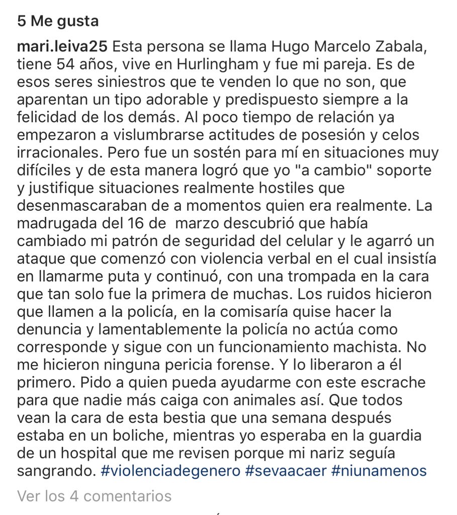 soliannaci's tweet photo. HAY UNA MUJER QUE ESTÁ SIENDO GOLPEADA POR SU EX Y NECESITA AYUDA, la policia no hace nada. Difundamos la cara de este hijo de puta. Ayuden con un rt por favor https://t.co/vGHb60TIUi