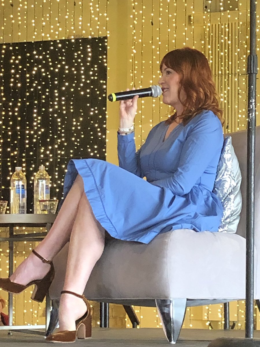laceylett's tweet photo. Great to watch @MollyRingwald speak today at the fundraiser for @JL_OKC. She talked about her roles in John Hughes films, females in movies and what it takes to be a writer to name a few. #stillprettyinpink #andblue https://t.co/6zKl96xJs6