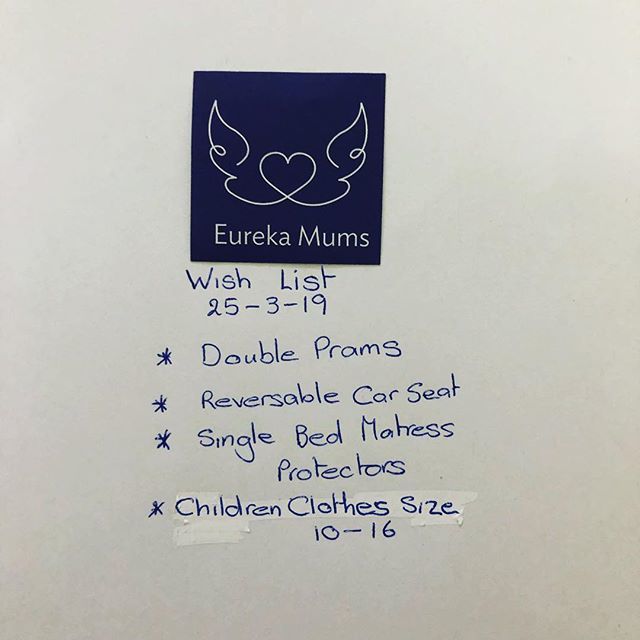 eurekamums's tweet photo. Weekly Wish List
These are the items that we are in short supply of this week to fill orders with. We are open to accept donation Tuesday and Thursday this week between 11 and 12. ( No Saturday shift this week as it’s week 5 of the month. Next Saturday s… https://t.co/Mye6IwHnb9 https://t.co/85UeIFOwzI