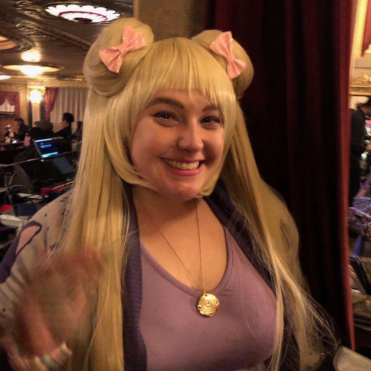 CherryBlossFest's tweet photo. The crowd is serving LOOKS at the Pretty Guardian Sailor Moon Super Live show tonight! 🌙 https://t.co/8Cb7ASc04X