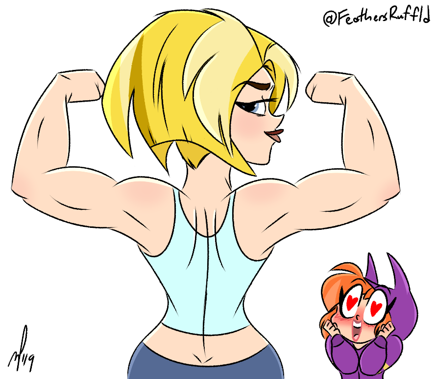 Power girl muscle