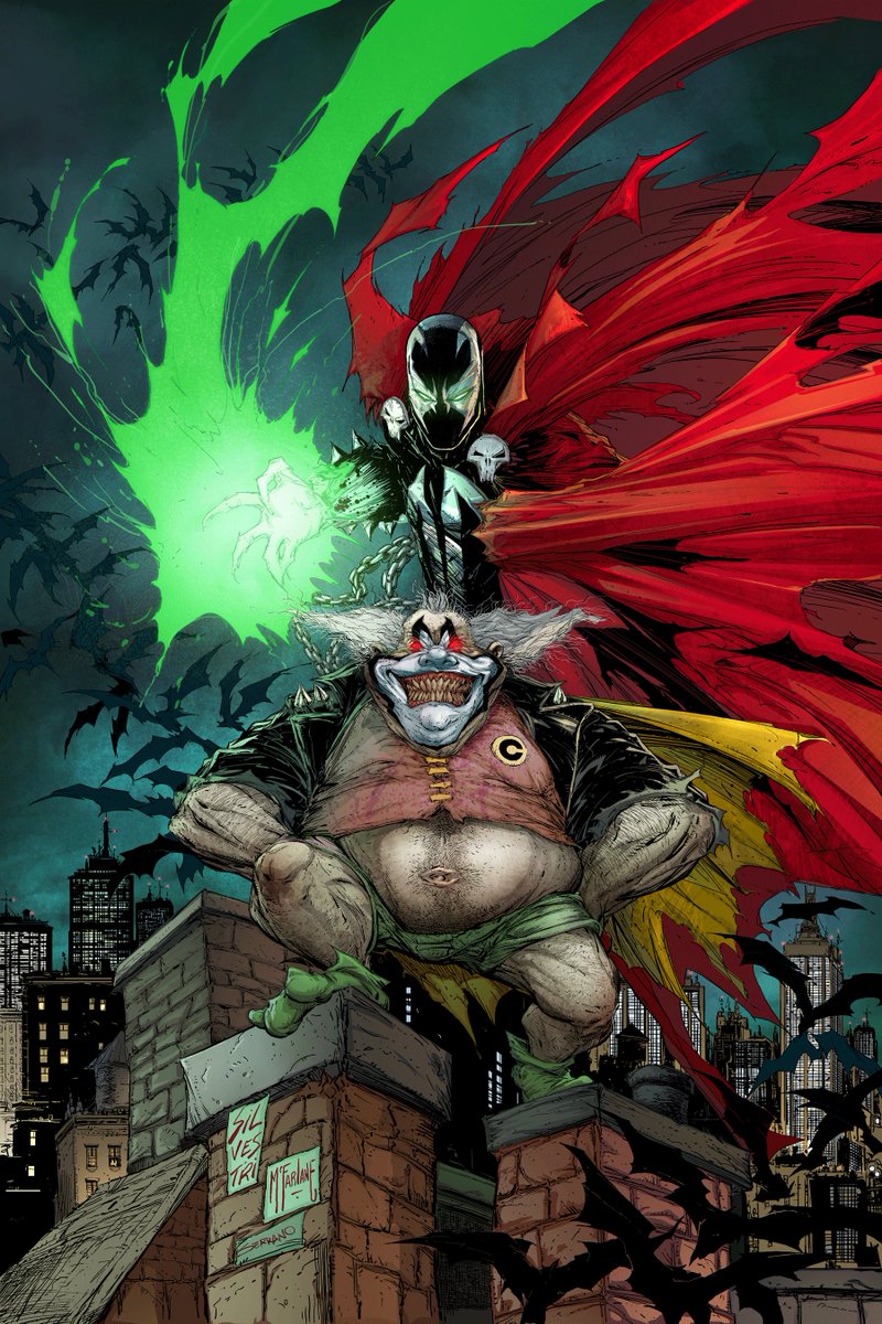 Todd_McFarlane's tweet photo. Sexy Spawn Sunday with a Spawn 200 cover done with my friend and @ImageComics partner Mark Silvestri!! #roadto300 #yearofspawn https://t.co/5rnoXzYroZ
