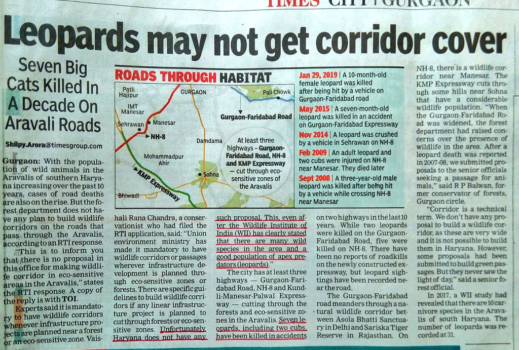 Ravi08410222's tweet image. #AbwFraud
#AravaliBachao
#Contrary 2 #sighting&amp;amp; #killing f #several #leopards/#wildlife #species #govt #delibratly #denying its #existent
#Clearly #intention is2 #grab #lucrative #Aravali #forests by #hook&amp;amp; #crook wid #nexus f #landmafias/#netas&amp;amp; #babus
#RERA #diluted 2 #loot