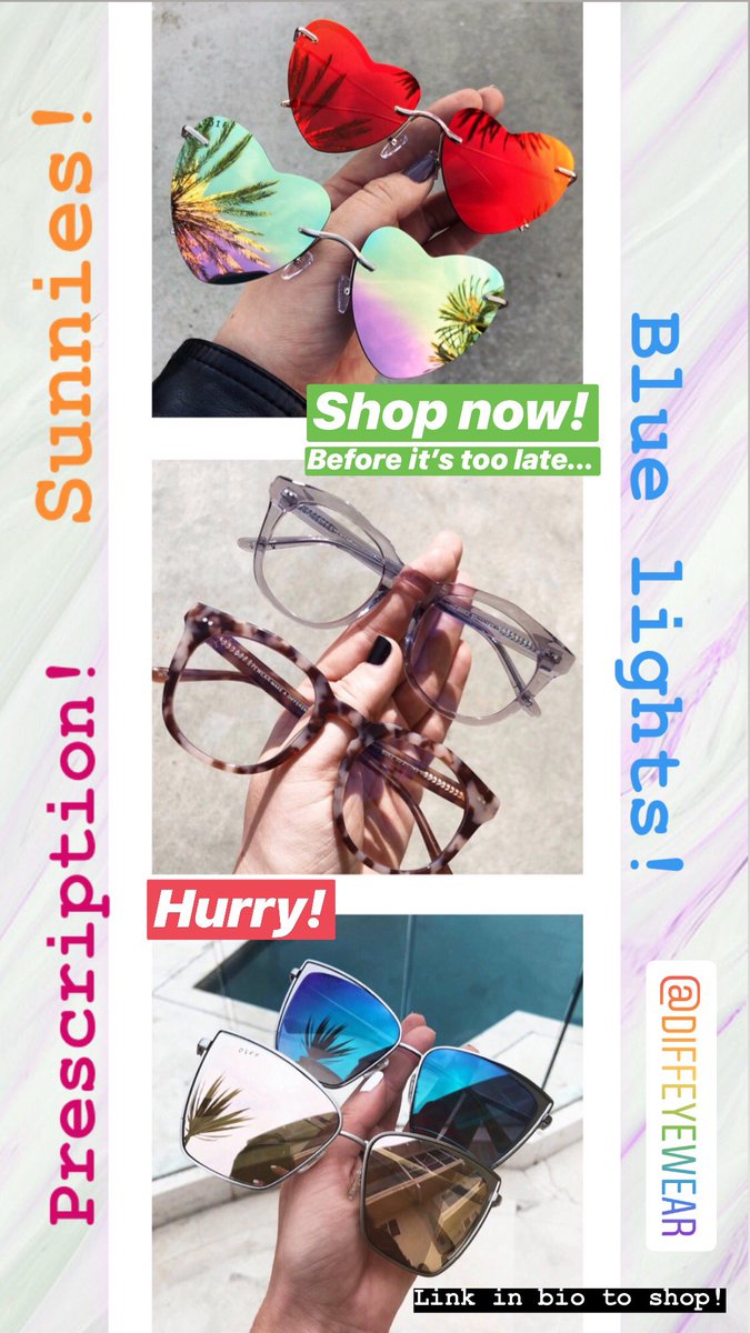 hms4always's tweet photo. Have you shopped the sale?!  @diffeyewear BOGO for #DIFFday is still going!  Don’t miss this!! https://t.co/xEQRNa94vW