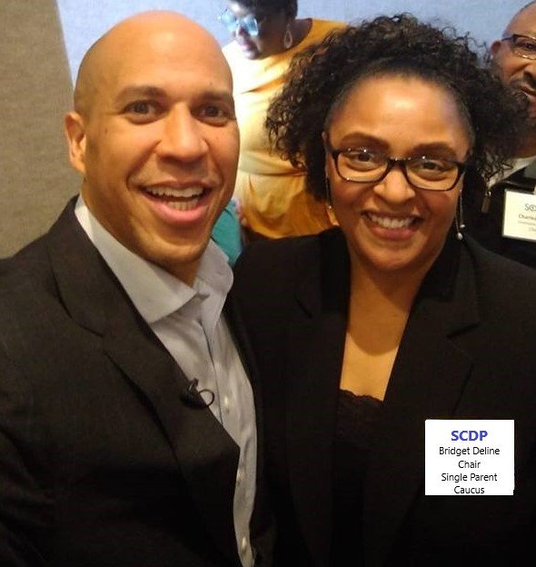 ProgramFamily's tweet photo. I was happy to meet Senator @CoryBooker, the next president of the USA, on this past Sat., Mar. 23rd at the SCDP Executive Committee mtg. He gave us hope for the future of our families, communities, country, and for this world. https://t.co/Y7f1TfcAXT