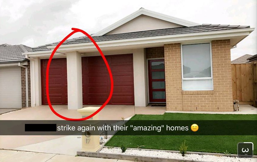 traderiskau's tweet photo. Maybe it looked better on paper... 🤔 #builder #building #design #architecture #tradielife https://t.co/LUg4hL7odt