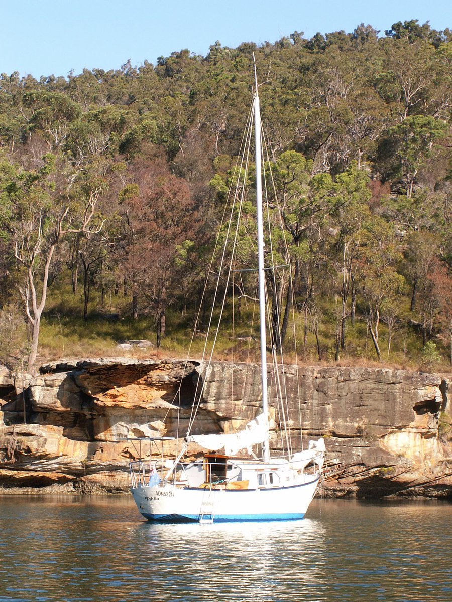 CartwrightBooks's tweet photo. In my early 20s, I quit my job, sold everything I owned (which wasn’t much at the time), and bought a small steel yacht named Tahila to sail around Australia. https://t.co/zZG1Z1DO5W