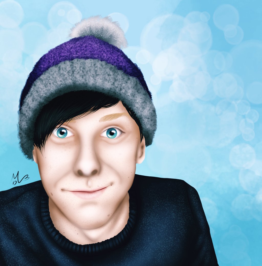 NoelKagamine's tweet photo. Another lineless portrait of Philly. This time wearing a hat made by his wonderful aunt Roz. I really appreciate him so much and can't express how much his content makes me smile ^0^
#danandphil #phandom #phanart #phan #phillester #amazingphil #phillie #philliplester #art https://t.co/dShbuLXceO