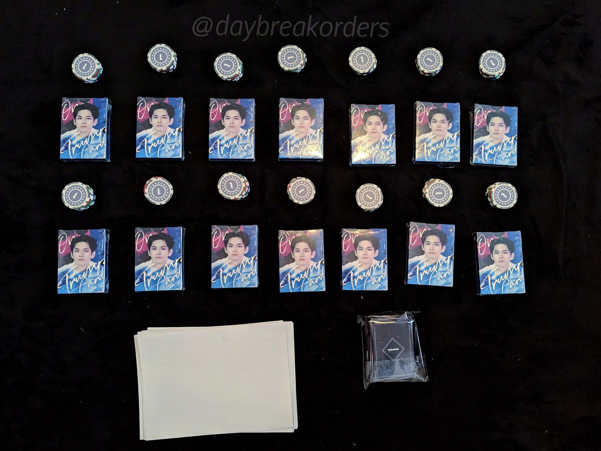 daybreakorders's tweet photo. π Batch #9 - Seongwu Trump Cards
@gbforONG Thank you got making these card sets! The poker chips were too heavy for their plastic bags so they arrived loose π But everything still arrived safely!! Thank you so much! π₯°
#dbarrival https://t.co/GJPmNKlEsA