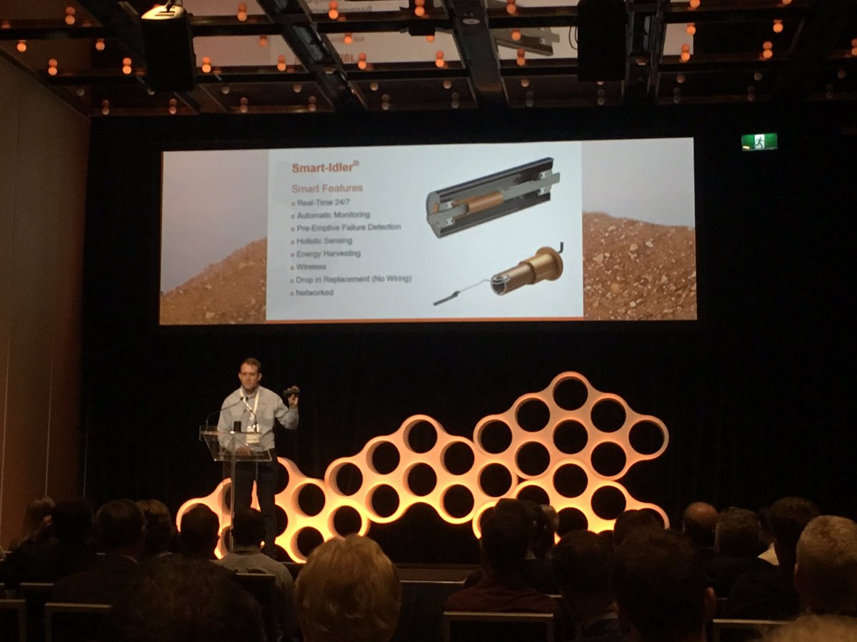Wonderful to see global growth taking off with the <a href="/Vayeron_IoT/">Vayeron</a> solution.  Ryan educating the #FutureofMining conference with support from <a href="/Unearthed_S/">Unearthed</a>