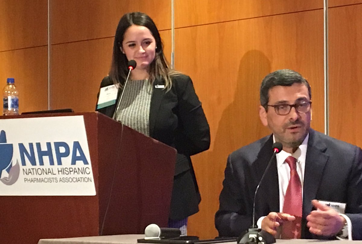 RxJimmyG's tweet photo. After attending inaugural meeting of @NHPharmacists, super excited about opportunities to improve healthcare in our Hispanic communities. Thanks to Randy Martinez @CVSHealth for your insights #AphA2019 https://t.co/PmJvGIJxUo